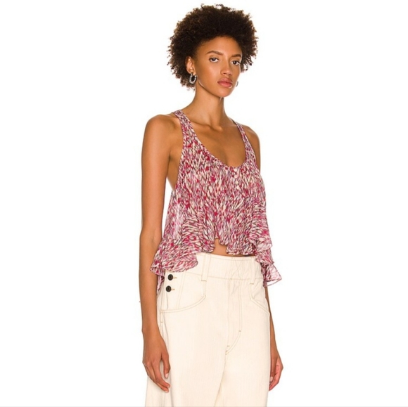 ISABEL MARANT ETOILE Slimea Tank Top Size 40 Small - Picture 5 of 6